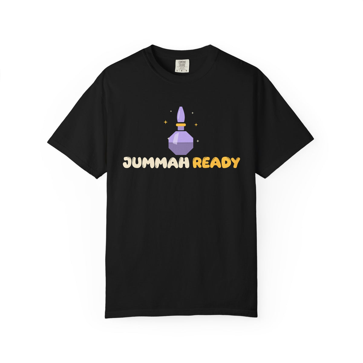 Jummah Ready Islamic Heavyweight T-Shirt in Black – AdabStars