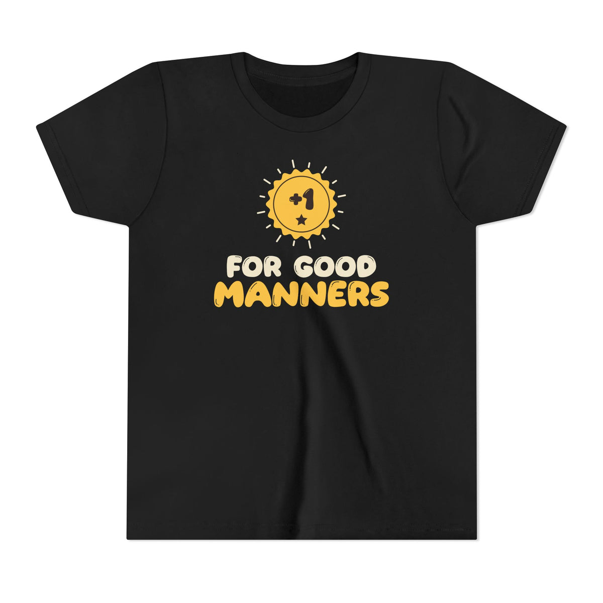 Plus One Star Ramadan Kids Tee | Good Manners Kids Plus One Star Reward Badge Adab Muslim | AdabStars Islamic Kids Apparel