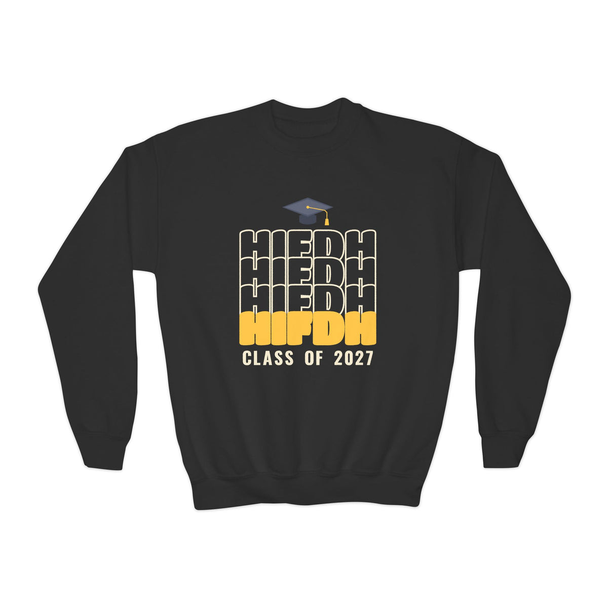 Hifdh Class of 2027 Islamic Kids Sweatshirt in Black – AdabStars
