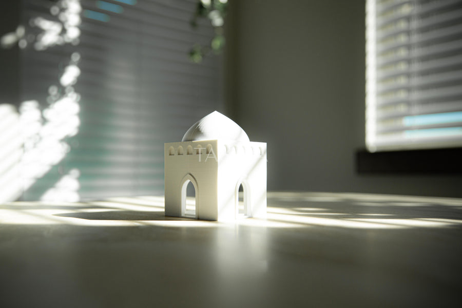 Barakah Collection | Set of 3 Mini Masjid Lanterns - Islamic Home Decor | Manara Mansion, Zayed Courtyard, Mihrab Palace