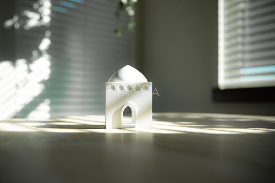 Barakah Collection | Set of 3 Mini Masjid Lanterns - Islamic Home Decor | Manara Mansion, Zayed Courtyard, Mihrab Palace