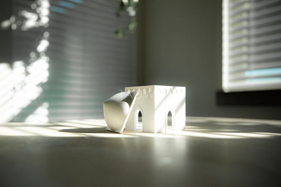 Barakah Collection | Set of 3 Mini Masjid Lanterns - Islamic Home Decor | Manara Mansion, Zayed Courtyard, Mihrab Palace