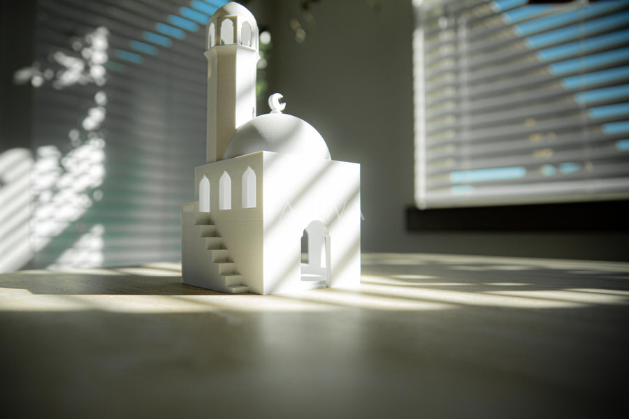 Barakah Collection | Set of 3 Mini Masjid Lanterns - Islamic Home Decor | Manara Mansion, Zayed Courtyard, Mihrab Palace