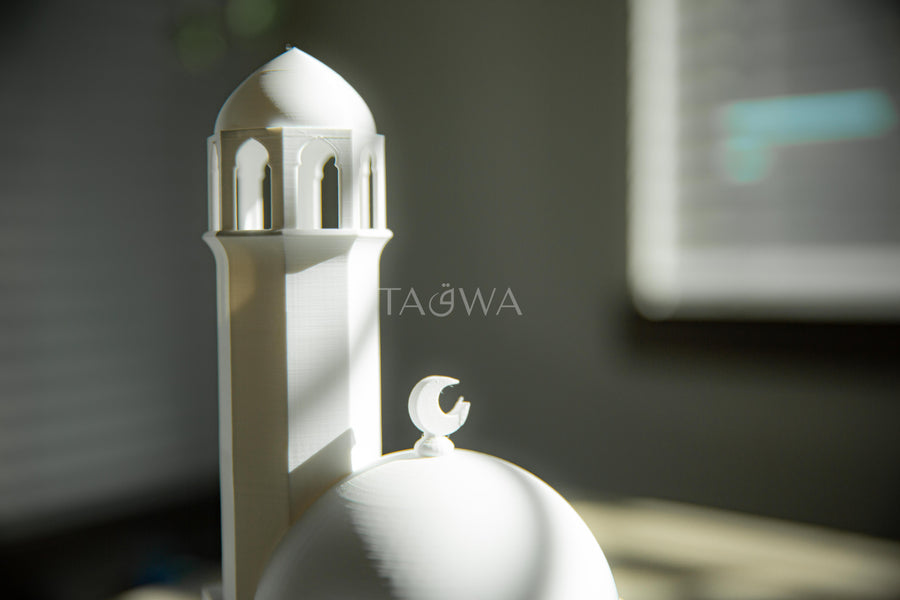 Barakah Collection | Set of 3 Mini Masjid Lanterns - Islamic Home Decor | Manara Mansion, Zayed Courtyard, Mihrab Palace
