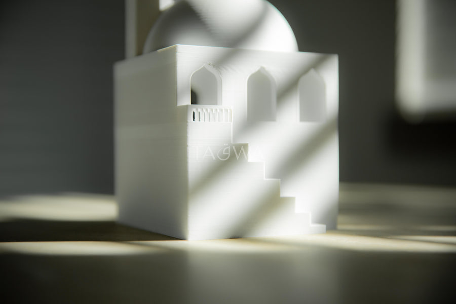 Barakah Collection | Set of 3 Mini Masjid Lanterns - Islamic Home Decor | Manara Mansion, Zayed Courtyard, Mihrab Palace