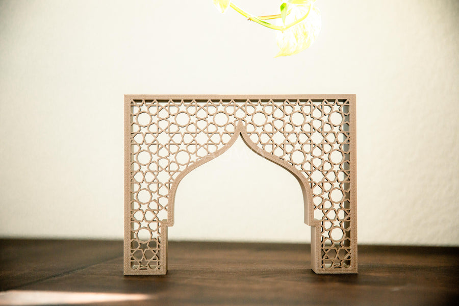 Mini Islamic Arch Mihrab Decor | Geometric Home Decoration | Ramadan & Eid Table Accent