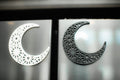 Crescent Moon Magnet with Islamic Geometric Patterns - Unique Home Decor and Gift Idea – Taqwa Arts