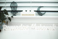 Table Top Sign - Ramadan and Eid Mubarak, Kareem lifestyle shot – Taqwa Arts