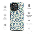 Arabesque Ottoman Garden Floral Design Phone Case for iPhone® detail view – Taqwa Arts