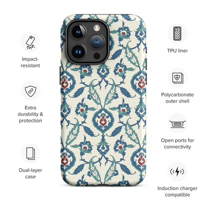 Arabesque Ottoman Garden Floral Design Phone Case for iPhone®