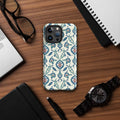 Arabesque Ottoman Garden Floral Design Phone Case for iPhone® close-up – Taqwa Arts