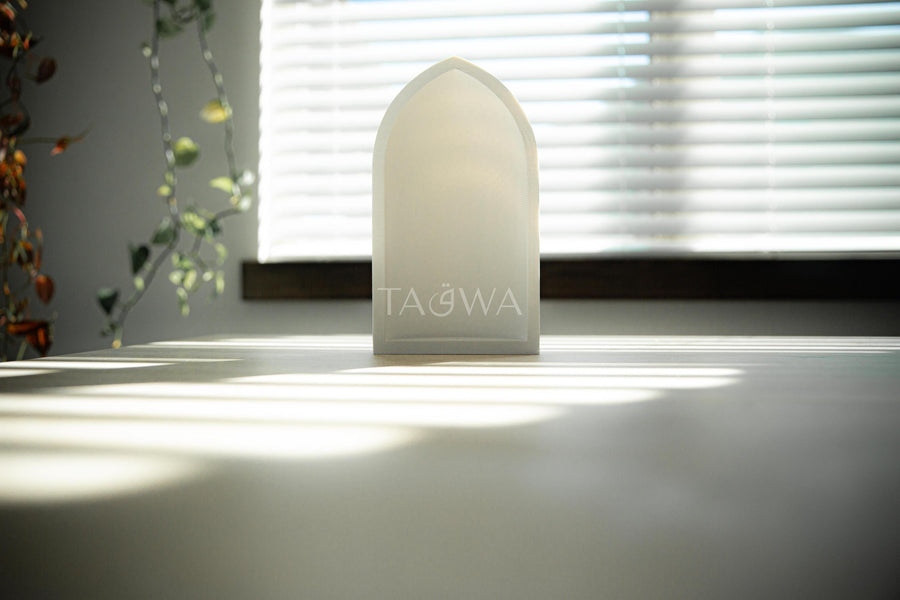 Mini Mihrab Islamic Decor | Small & Large Sizes | Modern Ramadan Decoration in Black or White