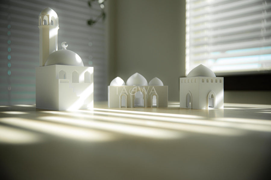 XL LARGE Size - Barakah Collection | 3 Masjid Lanterns - Islamic Home Decor | Manara Mansion, Zayed Courtyard, Mihrab Palace