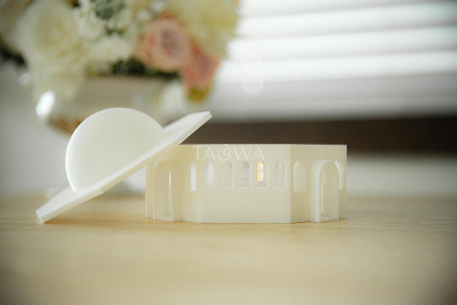 Mini Masjid Al-Aqsa (Dome of the Rock) Lantern | Modern Islamic Centerpiece