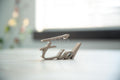 Ramadan and Eid Mubarak Table Top Sign - 3 Piece Cursive Set lifestyle shot – Taqwa Arts
