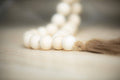 XL Boho Wood Bead Garland • Rustic Farmhouse Wall Decor • Giant Decorative Tasbih • Oversized Prayer Beads • Modern Islamic Home Decor