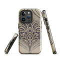Mandala Bloom MagSafe® Tough Case for iPhone® close-up – Taqwa Arts