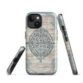 Ottoman-Inspired Floral Medallion MagSafe® Tough Case for iPhone® close-up – Taqwa Arts