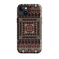 Palestinian Tatreez Embroidery MagSafe® Tough Case for iPhone® back view – Taqwa Arts