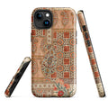 Persian Carpet-Inspired MagSafe® Tough Case for iPhone® back view – Taqwa Arts