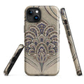 Mandala Bloom MagSafe® Tough Case for iPhone® back view – Taqwa Arts