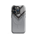Keffiya-Inspired Wrap MagSafe® Tough Case for iPhone® lifestyle shot – Taqwa Arts