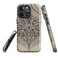 Mandala Bloom MagSafe® Tough Case for iPhone® back view – Taqwa Arts