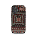 Palestinian Tatreez Embroidery MagSafe® Tough Case for iPhone® back view – Taqwa Arts