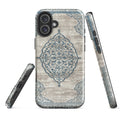 Ottoman-Inspired Floral Medallion MagSafe® Tough Case for iPhone® back view – Taqwa Arts