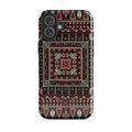 Palestinian Tatreez Embroidery MagSafe® Tough Case for iPhone® back view – Taqwa Arts