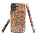 Persian Carpet-Inspired MagSafe® Tough Case for iPhone® back view – Taqwa Arts