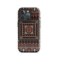 Palestinian Tatreez Embroidery MagSafe® Tough Case for iPhone® back view – Taqwa Arts