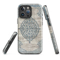 Ottoman-Inspired Floral Medallion MagSafe® Tough Case for iPhone® back view – Taqwa Arts