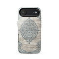 Ottoman-Inspired Floral Medallion MagSafe® Tough Case for iPhone® back view – Taqwa Arts