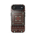 Palestinian Tatreez Embroidery MagSafe® Tough Case for iPhone® back view – Taqwa Arts