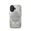 Ottoman-Inspired Floral Medallion MagSafe® Tough Case for iPhone® back view – Taqwa Arts