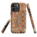 Persian Carpet-Inspired MagSafe® Tough Case for iPhone® back view – Taqwa Arts