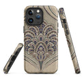 Mandala Bloom MagSafe® Tough Case for iPhone® back view – Taqwa Arts