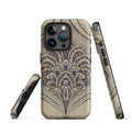 Mandala Bloom MagSafe® Tough Case for iPhone® back view – Taqwa Arts