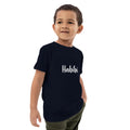 Habibi - Kids 100% Organic cotton kids t-shirt close-up – Taqwa Arts