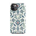 Arabesque Ottoman Garden Floral Design Phone Case for iPhone® back view – Taqwa Arts
