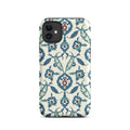 Arabesque Ottoman Garden Floral Design Phone Case for iPhone® back view – Taqwa Arts