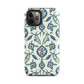 Arabesque Ottoman Garden Floral Design Phone Case for iPhone® back view – Taqwa Arts