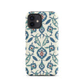 Arabesque Ottoman Garden Floral Design Phone Case for iPhone® back view – Taqwa Arts