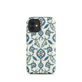 Arabesque Ottoman Garden Floral Design Phone Case for iPhone® back view – Taqwa Arts