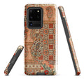 Persian Carpet-Inspired Tough case for Samsung® back view – Taqwa Arts
