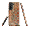 Persian Carpet-Inspired Tough case for Samsung® back view – Taqwa Arts