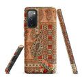Persian Carpet-Inspired Tough case for Samsung® back view – Taqwa Arts
