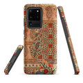 Persian Carpet-Inspired Tough case for Samsung® back view – Taqwa Arts