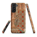 Persian Carpet-Inspired Tough case for Samsung® back view – Taqwa Arts